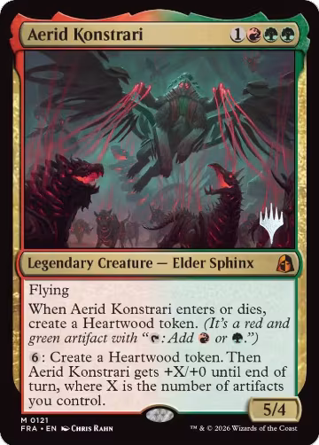 Aerid Konstrari (121), Promo Pack: Reality Fracture — Magic card price