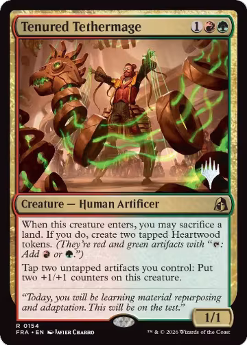 Tenured Tethermage (154), Promo Pack: Reality Fracture — Magic card price