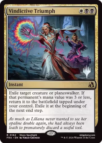 Vindictive Triumph (162), Promo Pack: Reality Fracture — Magic card price