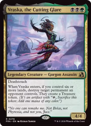 Vraska, the Cutting Glare (278), Promo Pack: Reality Fracture — Magic card price