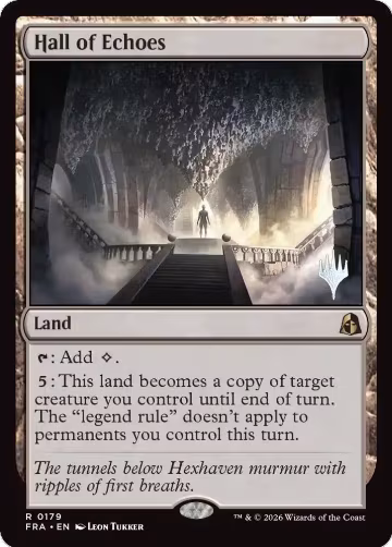 Hall of Echoes (179), Promo Pack: Reality Fracture — Magic card price