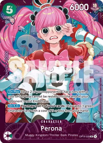 Perona (Extra Grand Battle for Stores Fall 2026) (OP14-033), One Piece Promotion Cards — One Piece card price