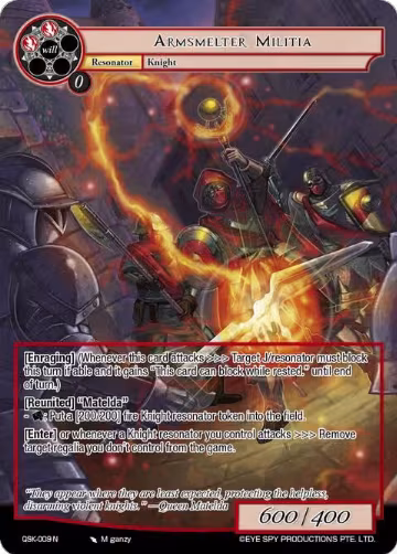 Armsmelter Militia (QSK-009 N), The Quest of the Seven Keys — Force of Will card price