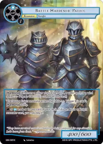 Battle Hardened Patrol (QSK-023 N), The Quest of the Seven Keys — Force of Will card price