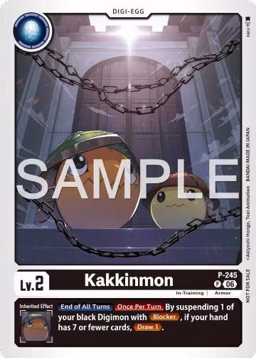 Kakkinmon (Official Store Tournament 2026 Vol. 4 Participant) (P-245 P), Digimon Promotion Cards — Digimon card price