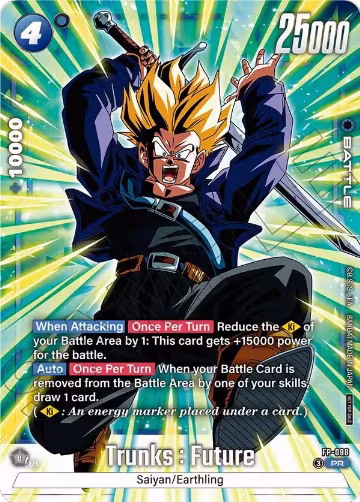 Trunks : Future - FP-098 (Tournament Pack 12) (FP-098), Tournament and Championship Promos — DB Fusion card price