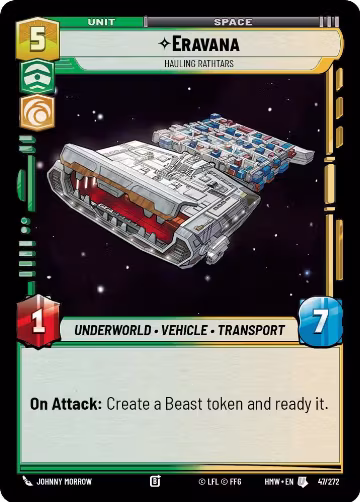 Eravana - Hauling Rathtars (47/272), Homeworlds — Star Wars card price