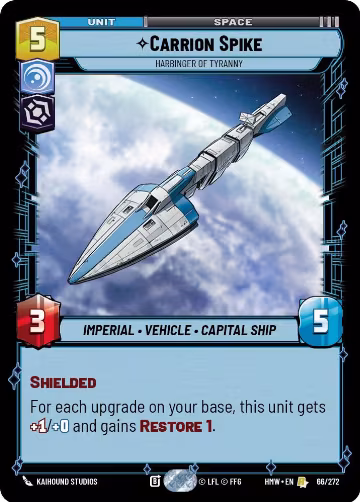 Carrion Spike - Harbinger of Tyranny (66/272), Homeworlds — Star Wars card price