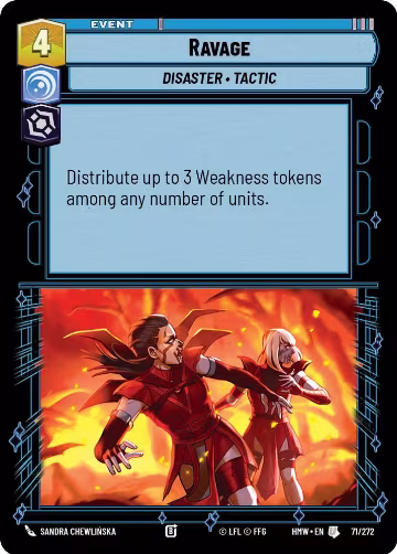 Ravage (71/272), Homeworlds — Star Wars card price