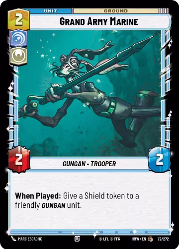 Grand Army Marine (72/272), Homeworlds — Star Wars card price