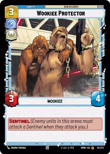 Wookiee Protector (75/272), Homeworlds — Star Wars card price