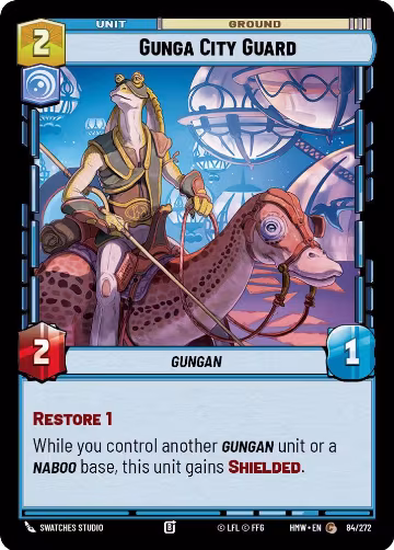 Gunga City Guard (84/272), Homeworlds — Star Wars card price