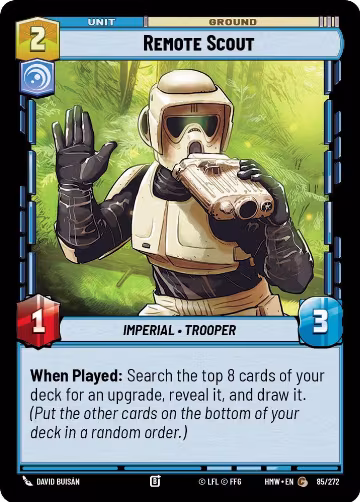 Remote Scout (85/272), Homeworlds — Star Wars card price