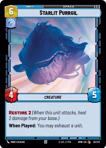 Starlit Purrgil (92/272), Homeworlds — Star Wars card price