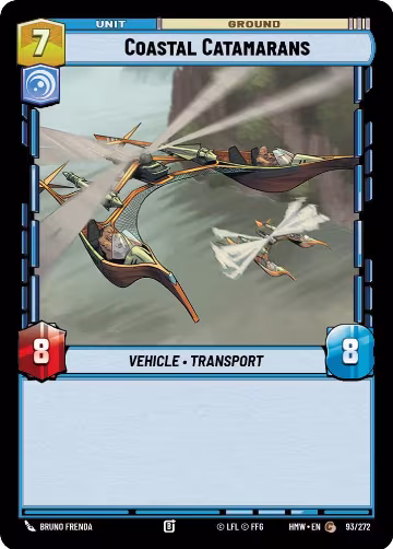 Coastal Catamarans (93/272), Homeworlds — Star Wars card price