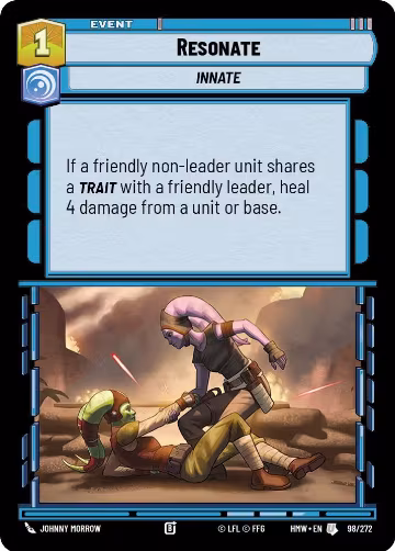 Resonate (98/272), Homeworlds — Star Wars card price