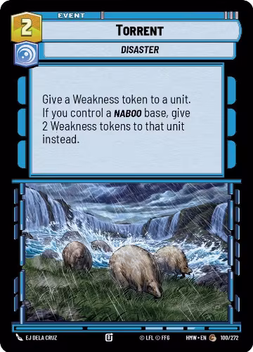 Torrent (100/272), Homeworlds — Star Wars card price