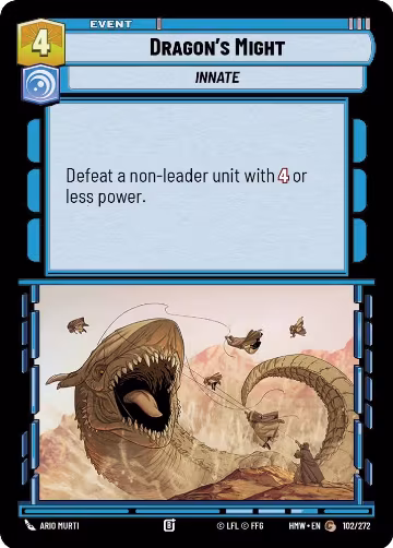 Dragon's Might (102/272), Homeworlds — Star Wars card price