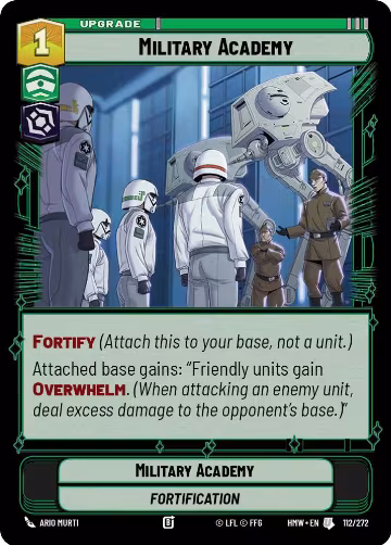 Military Academy (112/272), Homeworlds — Star Wars card price