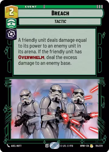 Breach (114/272), Homeworlds — Star Wars card price