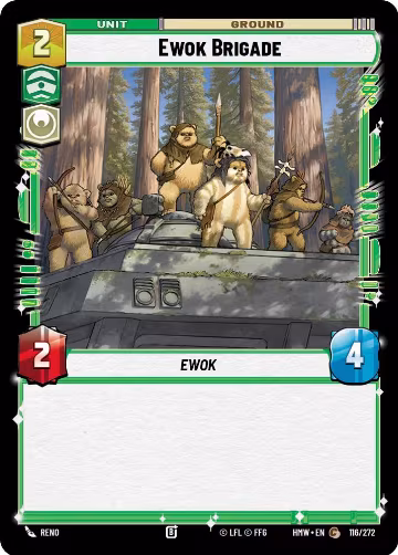 Ewok Brigade (116/272), Homeworlds — Star Wars card price