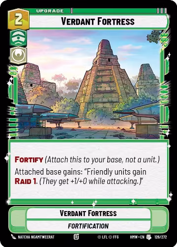 Verdant Fortress (126/272), Homeworlds — Star Wars card price