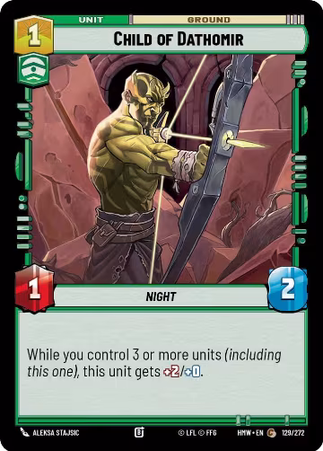 Child of Dathomir (129/272), Homeworlds — Star Wars card price