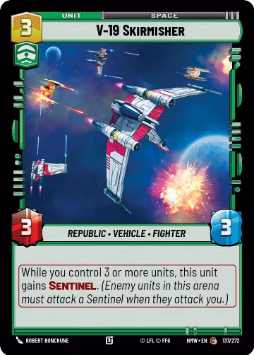 V-19 Skirmisher (137/272), Homeworlds — Star Wars card price