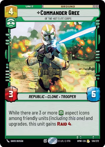 Commander Gree - Of the 41st Elite Corps (138/272), Homeworlds — Star Wars card price