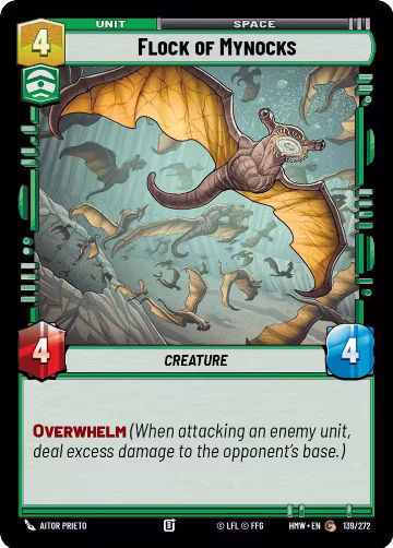 Flock of Mynocks (139/272), Homeworlds — Star Wars card price