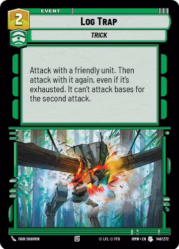 Log Trap (149/272), Homeworlds — Star Wars card price