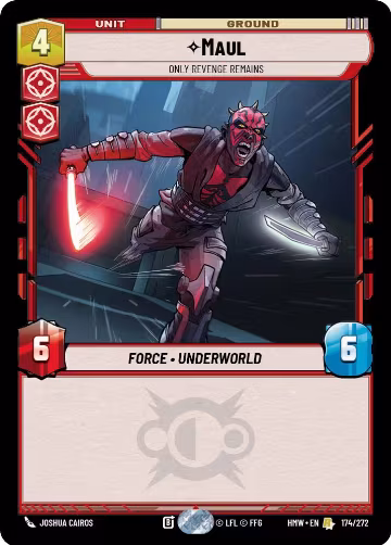 Maul - Only Revenge Remains (174/272), Homeworlds — Star Wars card price