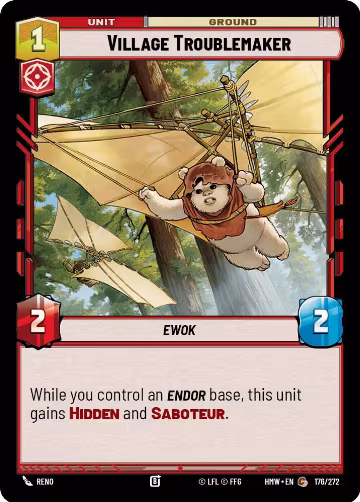 Village Troublemaker (176/272), Homeworlds — Star Wars card price