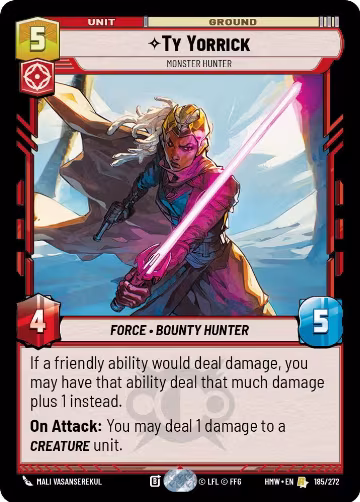 Ty Yorrick - Monster Hunter (185/272), Homeworlds — Star Wars card price