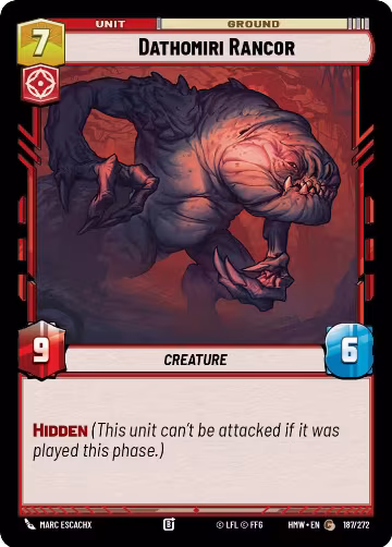 Dathomiri Rancor (187/272), Homeworlds — Star Wars card price