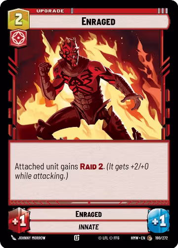Enraged (190/272), Homeworlds — Star Wars card price