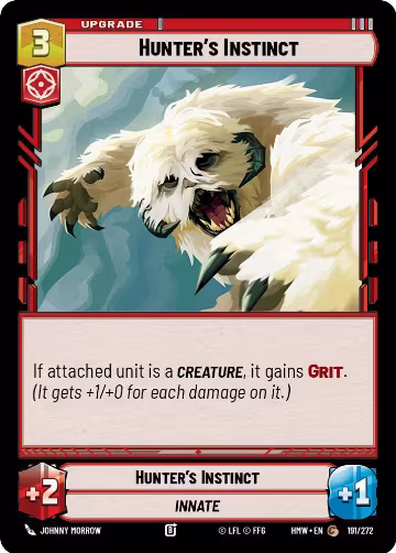 Hunter's Instinct (191/272), Homeworlds — Star Wars card price