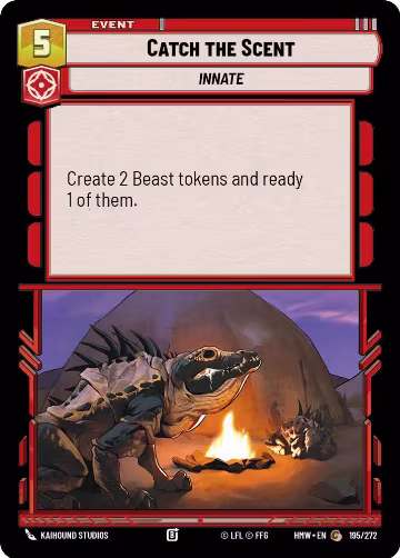 Catch the Scent (195/272), Homeworlds — Star Wars card price