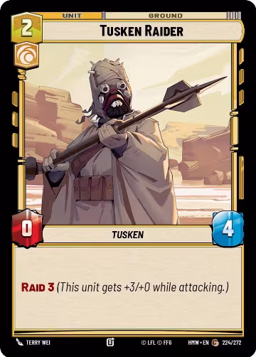 Tusken Raider (224/272), Homeworlds — Star Wars card price