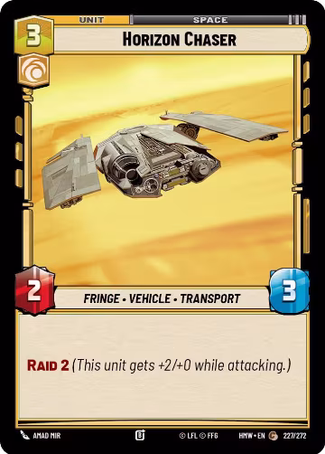 Horizon Chaser (227/272), Homeworlds — Star Wars card price