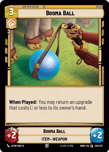 Booma Ball (236/272), Homeworlds — Star Wars card price
