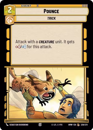 Pounce (239/272), Homeworlds — Star Wars card price
