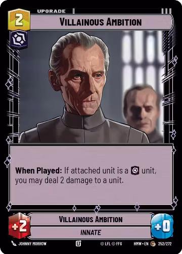 Villainous Ambition (252/272), Homeworlds — Star Wars card price