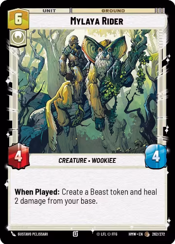 Mylaya Rider (262/272), Homeworlds — Star Wars card price