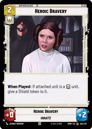 Heroic Bravery (264/272), Homeworlds — Star Wars card price