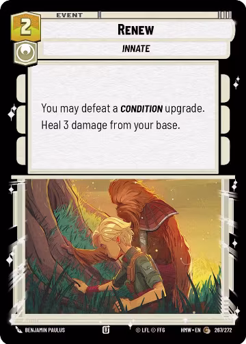 Renew (267/272), Homeworlds — Star Wars card price
