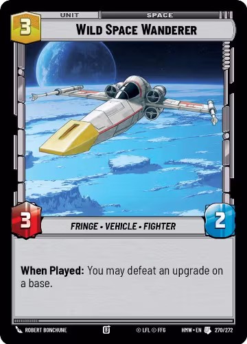 Wild Space Wanderer (270/272), Homeworlds — Star Wars card price