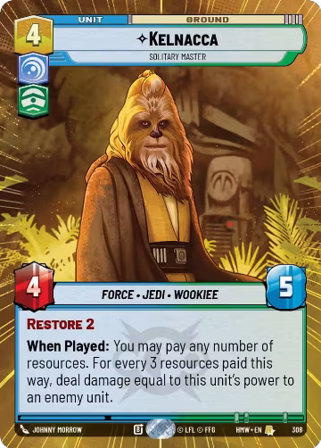 Kelnacca - Solitary Master (Hyperspace) (308), Homeworlds — Star Wars card price