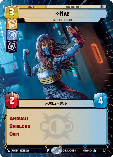 Mae - Kill the Dream (Hyperspace) (327), Homeworlds — Star Wars card price