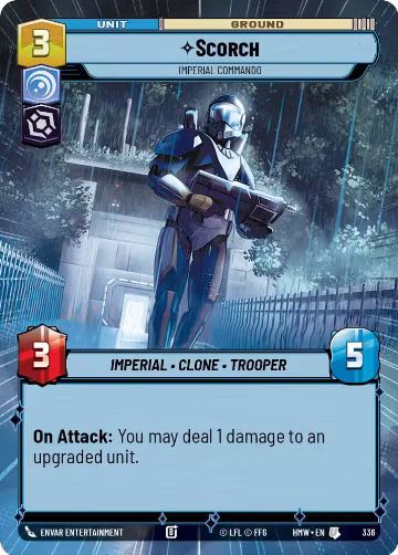 Scorch - Imperial Commando (Hyperspace) (336), Homeworlds — Star Wars card price